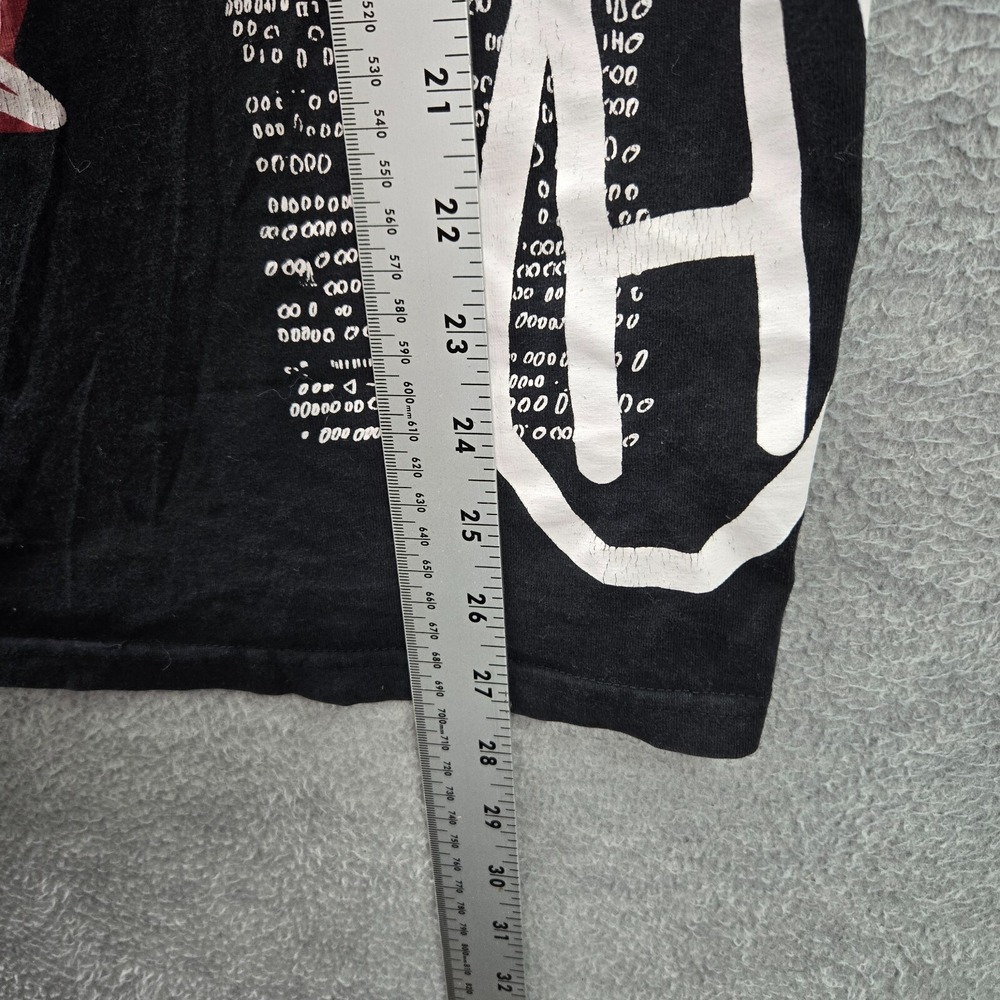 VINTAGE Southpole Men‎ Shirt Medium Black Logo Artwork Skater Streetwear Y2K Tee - Picture 5 of 10